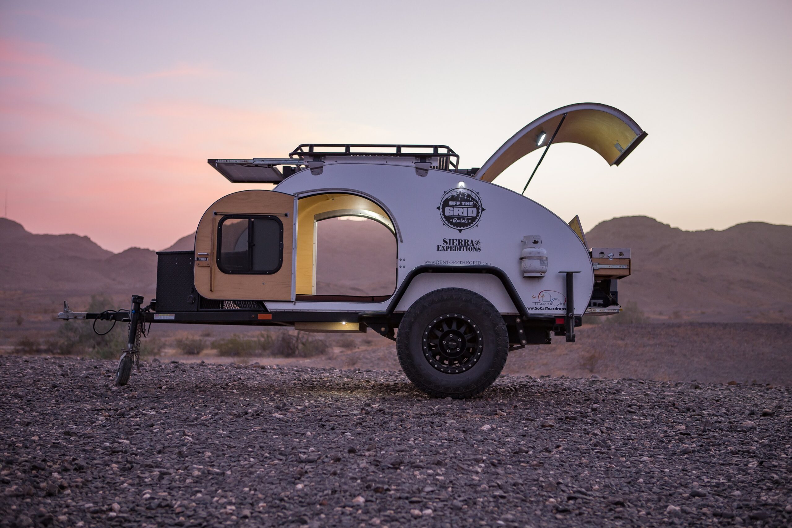 Off Road Teardrop Trailer for Rent