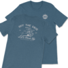 Let's Hook Up - Off The Grid Rentals T-Shirt in Teal - Image 2